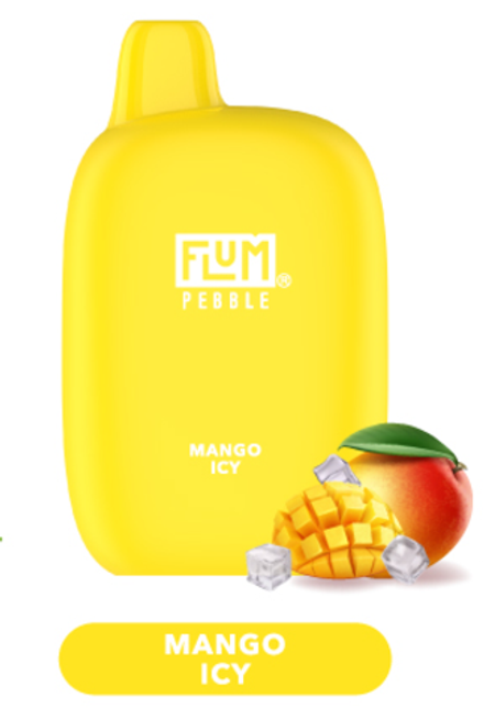 FLUM Pebble Mango icy (Манго-лёд) 6000 затяжек 20мг (2%)