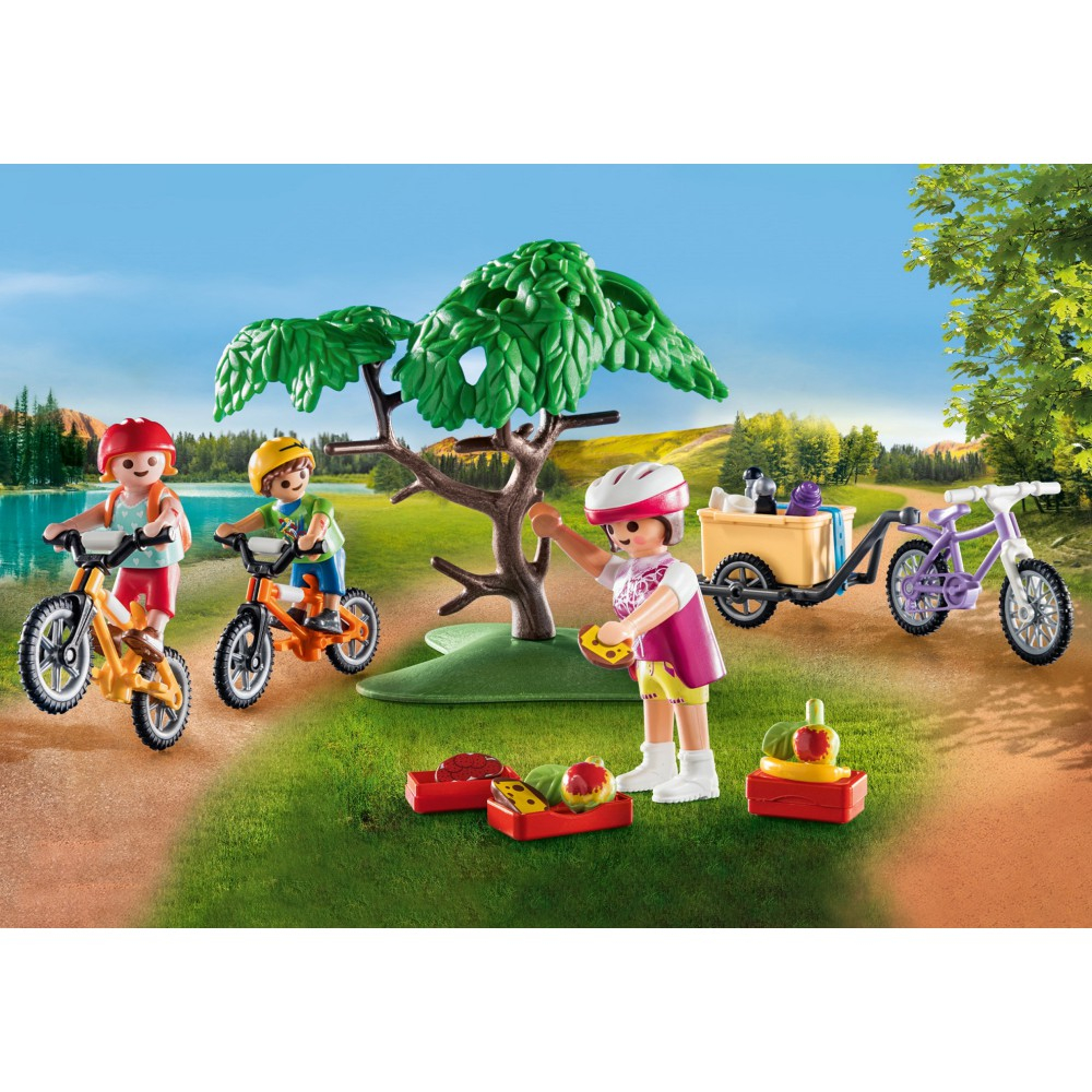 Игровой набор Playmobil 71426 Прогулка на горных велосипедах Family Fun 71426 52 детали — фото 4