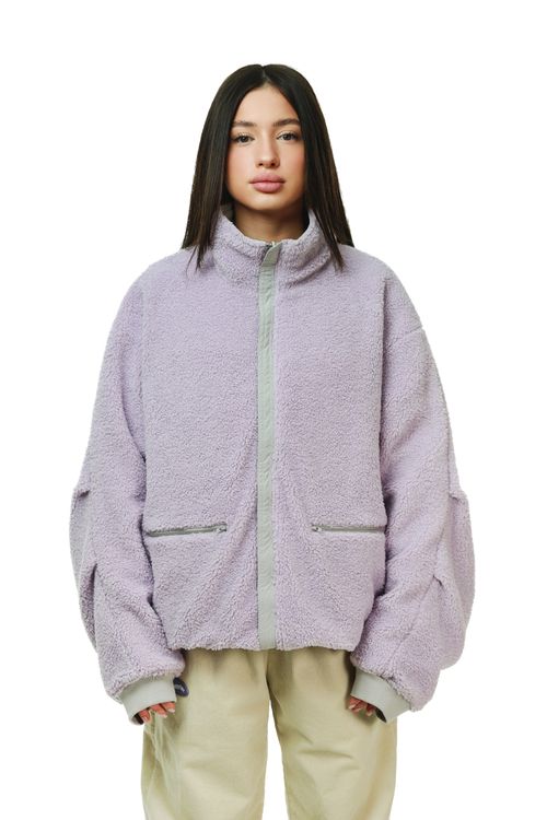 Куртка Ymkashix Ride Puff серый/фиолетовый