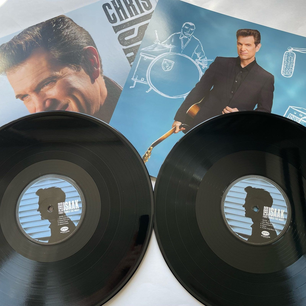 Винтажная виниловая пластинка LP Chris Isaak First Comes the Night (Европейский Союз 2015)