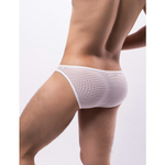 Мужские трусы из дышащей сетки белые (M)
