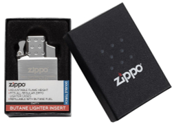 Газовый вставной блок для широкой зажигалки Zippo, одинарное пламя, нержавеющая сталь