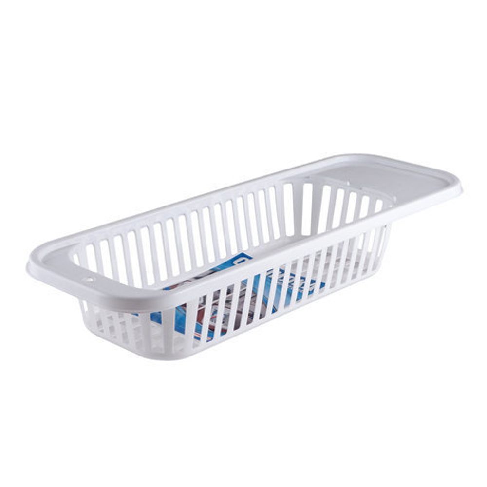 Сушилка навесная для посуды 52,1х18,1х8,5см белый,пластик