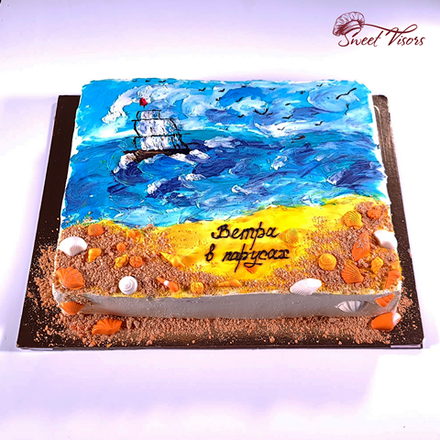 "Рисунок Парусник" (декор)