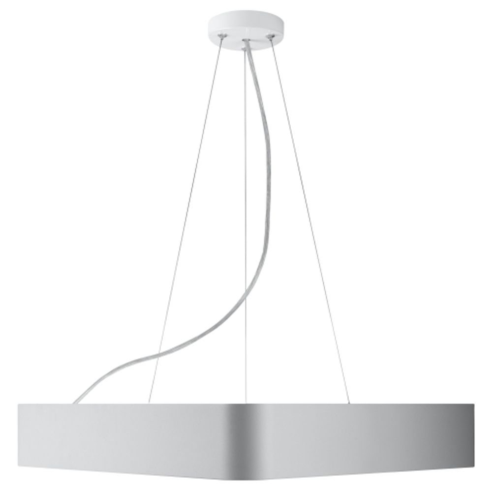 Светильник LED ЭРА Geometria SPO-153-W-40K-030 Delta 30Вт 4000К 2100Лм IP40 600*80 белый подвесной драйвер внутри