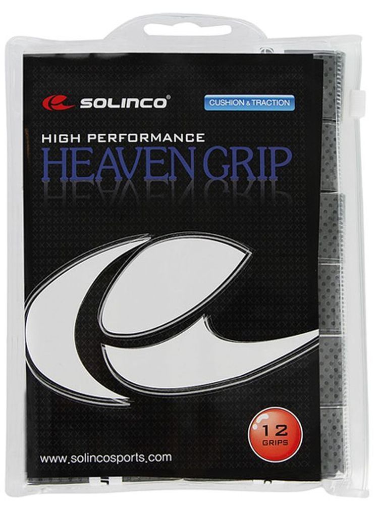 Намотки теннисные Solinco Heaven Grip 12P - grey