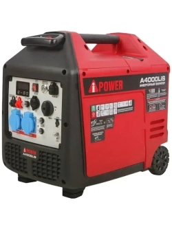 Генератор бензиновый инверторный A-iPower A4000LIS (электростартер; 4кВт; 230В однофазный)