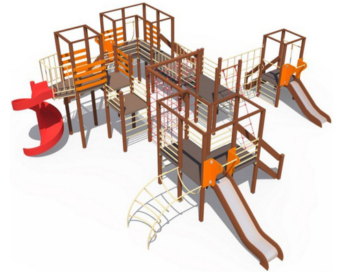 Игровой комплекс Геометрия Н-900,1200 и 2000 ДИО 09030