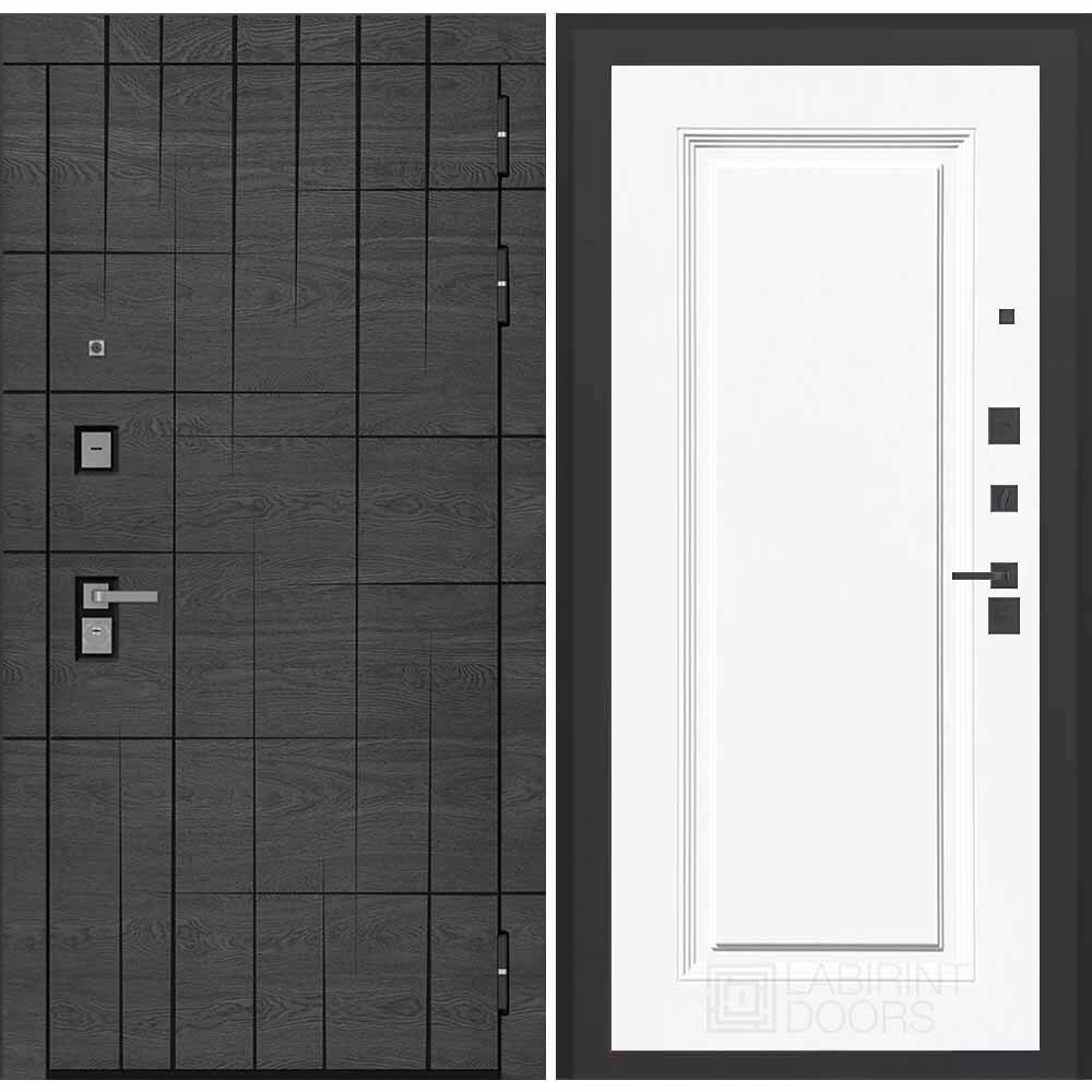 Дверь Входная Бункер BN-09 27 RAL 9003 Эмаль 16мм