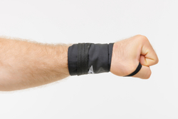 Кистевые бинты Totemic Clo неэластичные шнурковые, 8*56см, черные