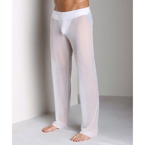 Мужские штаны в сетку белые N2N Sheer Mesh White Pants