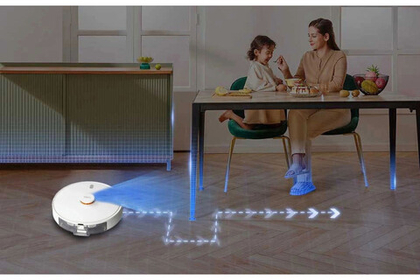 Робот-пылесос Lydsto R1 с базой самоочистки, белый