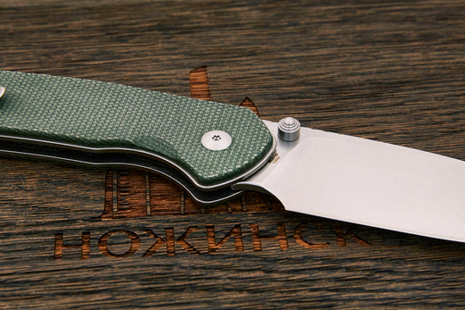 Нож складной CJRB Pyrite Large, клинок 92мм, сталь AR-RPM9, рукоять микарта