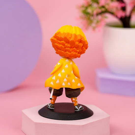 Фигурка Kimetsu no Yaiba Zenitsu, Клинок, рассекающий демонов Зеницу 13см