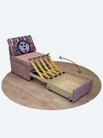 Кресло-кровать "Миник" Romance Rose, купон Хаски