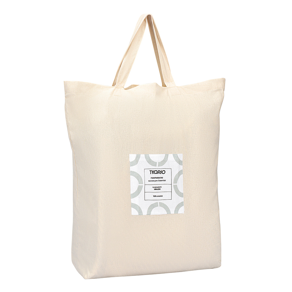 Покрывало из хлопка polka dots карамельного цвета из коллекции essential, 180х250 см