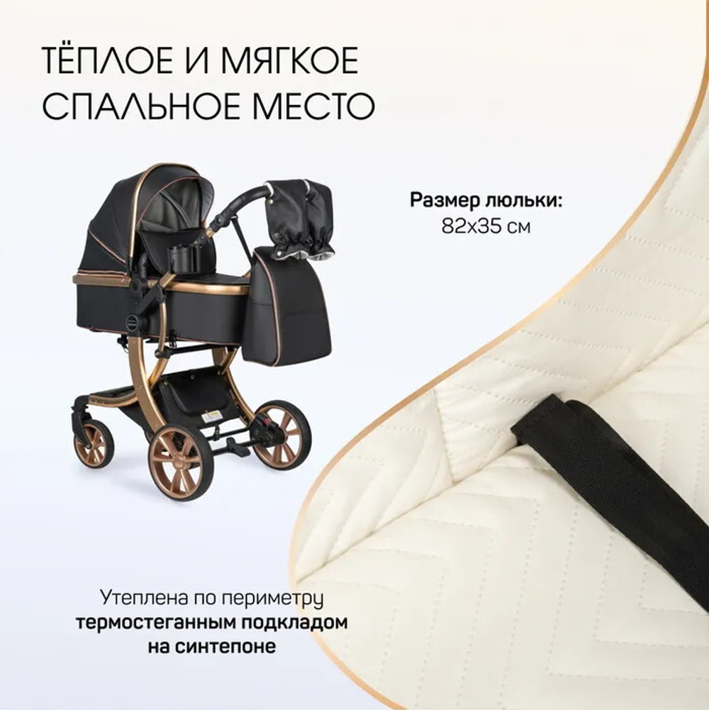 Коляска трансформер Aimile Adventurer черный