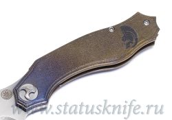 Нож Glenn Waters Custom One Off Titan Flipperфотография - 3