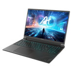 Ноутбук GIGABYTE G6X 2024 9MG i7-13650HX 16Gb SSD 1Tb NVIDIA RTX 4050 6Gb 16 WUXGA IPS Cam 73Втч No OS Темно-серый 9MG-42KZ854SD