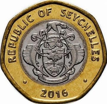 10 рупий 2016 Сейшелы