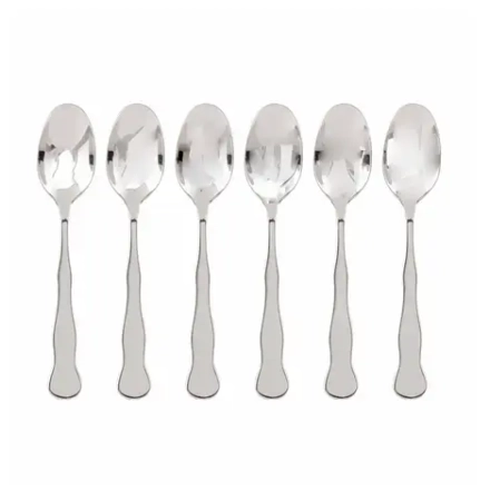 Sambonet Набор из 6 ложек для эспрессо из нержавеющей стали 1965 года выпуска.