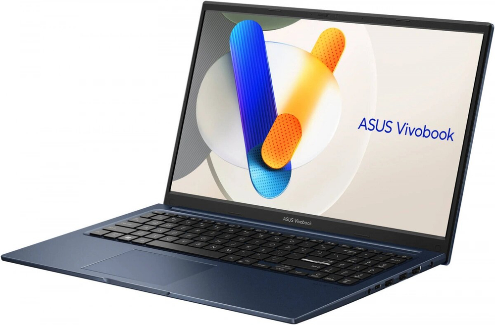 Ноутбук ASUS VivoBook 15 X1504VA-BQ5274 Quiet Blue (15.6", Intel Core 7 150U, 16GB, SSD 512GB, Intel UHD Graphics, noOS) 90NB13Y1-M02W10