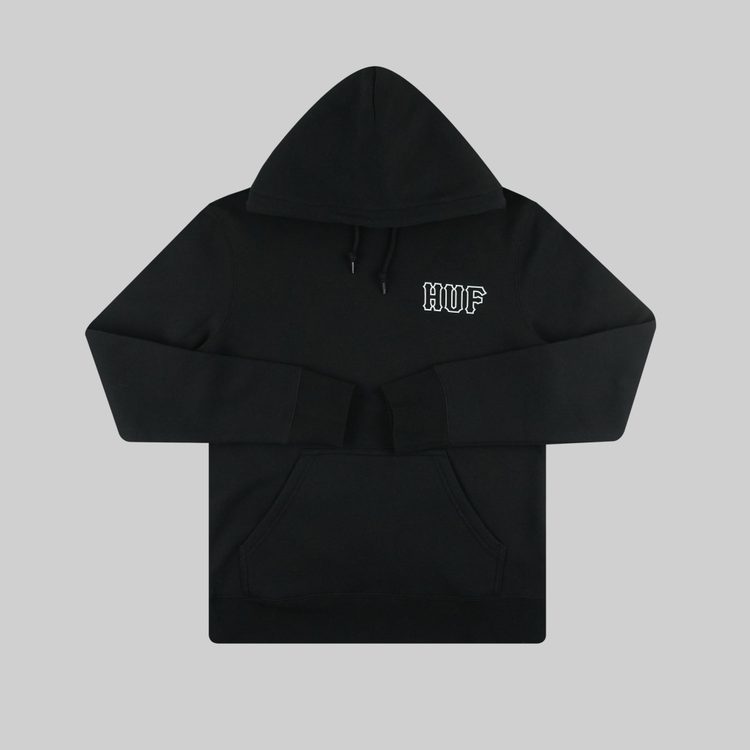 Толстовка мужская HUF Barb Wire артикул:PF00389 BLACK - купить в магазине Дайс