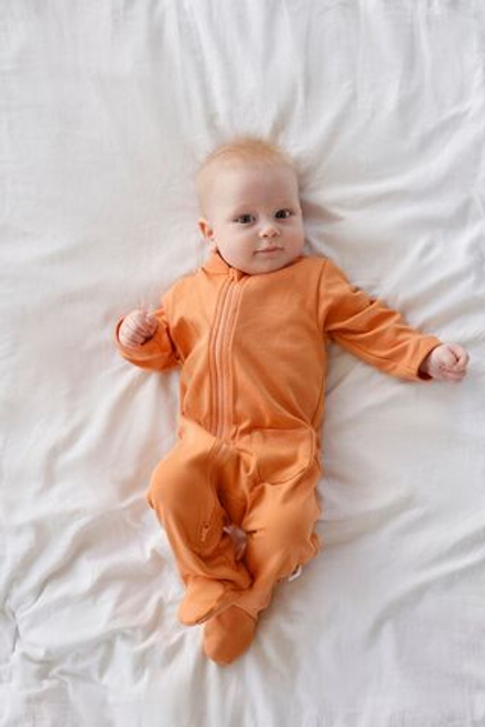 Слип хлопковый на молнии лосось