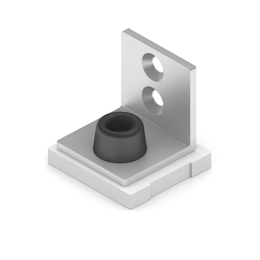 Заглушка для однополозной верхней направляющей, белый матовый (AL) (AS0025) Aristo