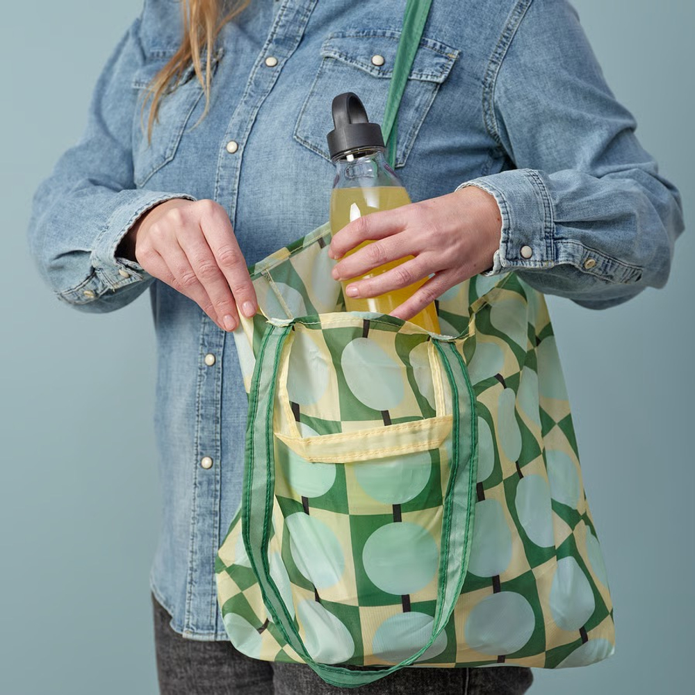 СКАЙНКЕ SKYNKE Сумка для покупок 45x36 см, зеленая