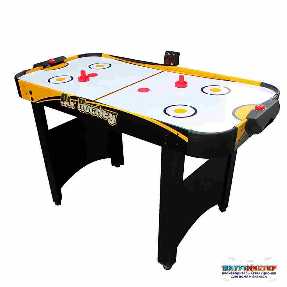 Лёгкий складной аэрохоккей «Шершень» для дома, 122×61×76 см