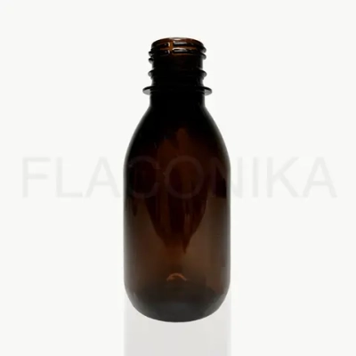 Флакон ПЭТ 150 мл (28) Округлый коричневый