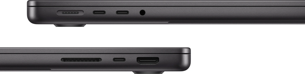 Ноутбук Apple MacBook Pro A2992 M3 Pro 11 core 36Gb SSD512Gb/14 core GPU 14.2" Liquid Retina XDR (3024x1964) macOS black WiFi BT Cam (Z1AU003A9)