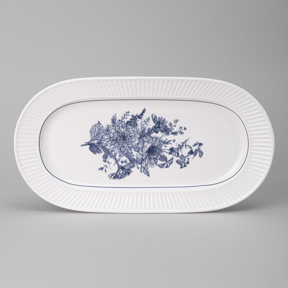 БЛЮДО ОВАЛЬНОЕ LEFARD "ROYAL BLUE" 30*16,5*2,5 СМ (КОР=30ШТ.)