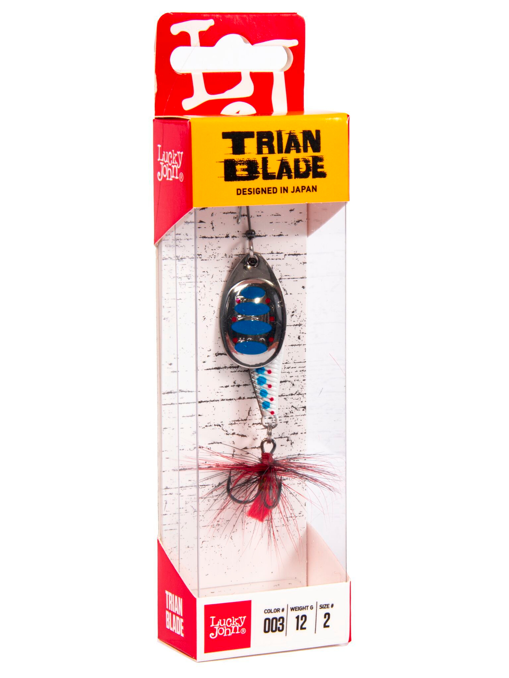 Блесна вращ. Lucky John TRIAN BLADE ROUND 12.0г 003 в блистере