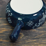 Кокотница с ручкой "Arabesque" 15,5см, керамика