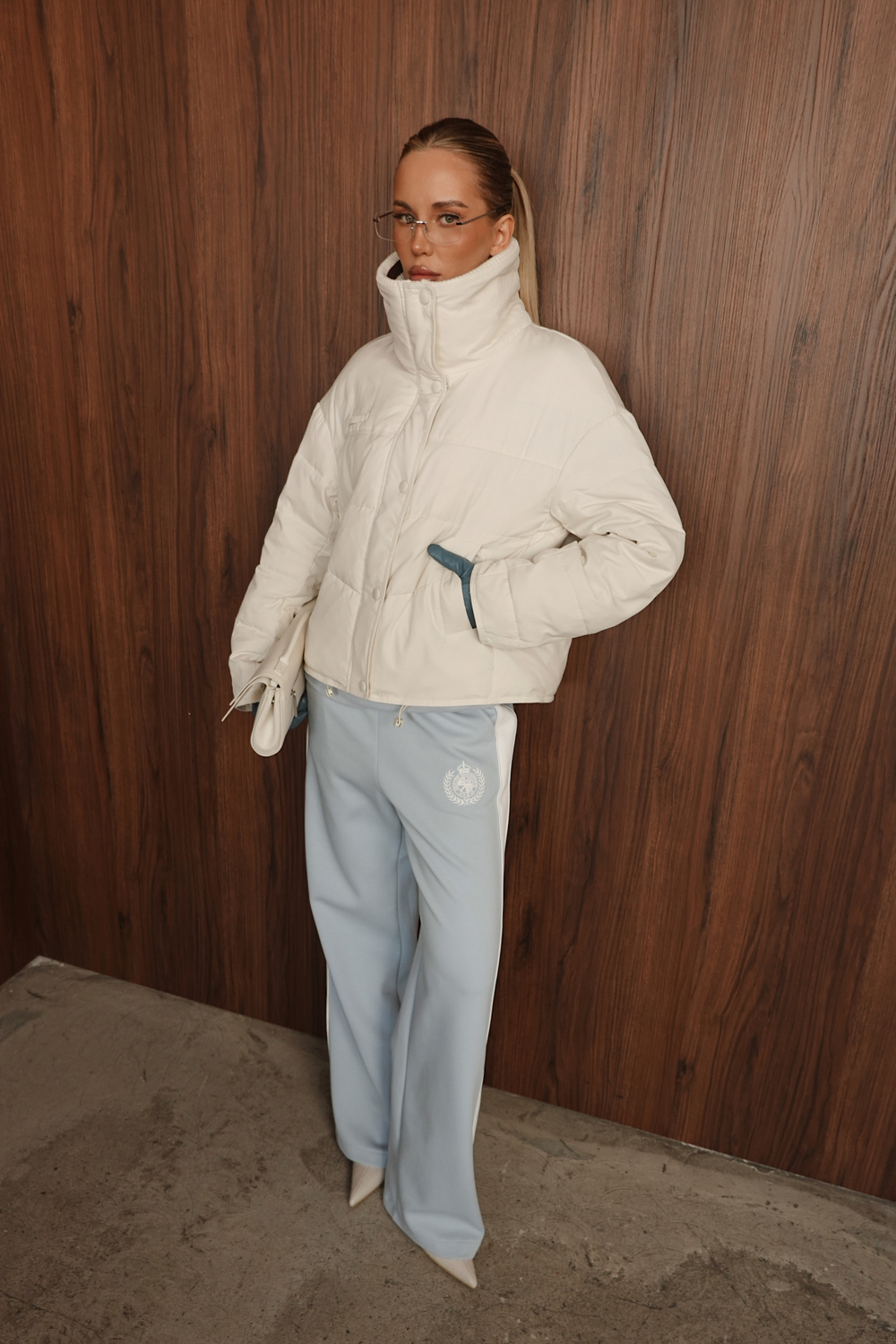 Куртка демисезонная с воротником из трикотажа