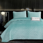 Велюровое покрывало ромб OVF014