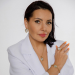 Кольцо Qudo TIVOLA UNICA big (G/P) Crystal 58 686703