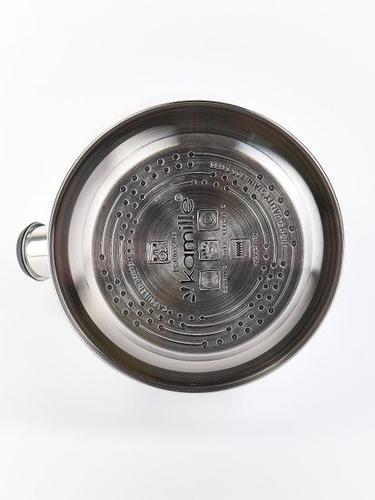 Чайник 2 л. из нержавеющей стали со свистком Kamille KM-1070 и нейлоновой ручкой
