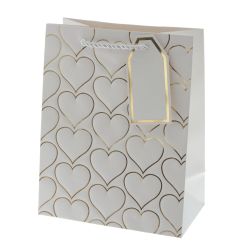 GAEM Пакет подарочный S (бумага 210г/м2, блок 12шт), L18 W10 H23 см, 4в.