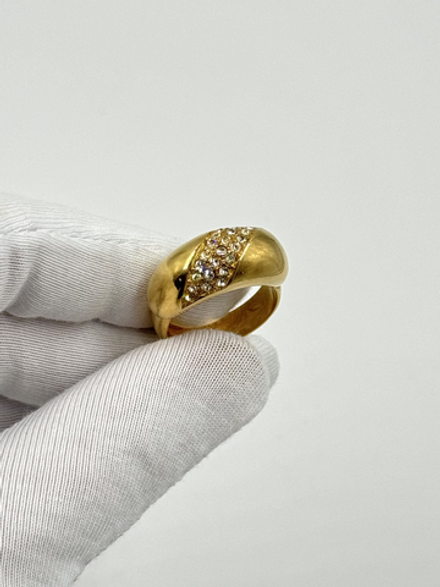 Кольцо с кристаллами Christian Dior