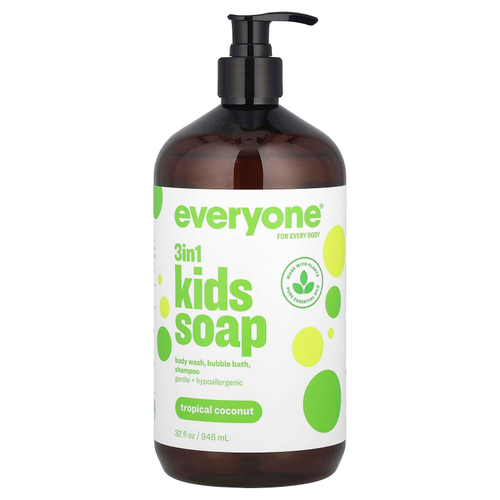 Everyone, детское мыло 3 в 1, тропический кокос, 946 мл (32 жидк. унции)