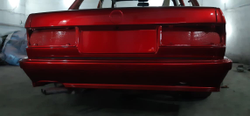 BMW E30 Mtech1 Задний бампер (Реплика "Стекловолокно")