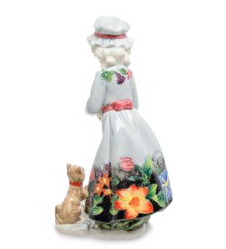 JP-12/17 Фигурка «Девочка с котенком» (Pavone)