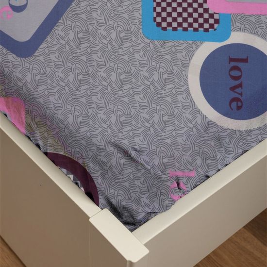 КПБ  Арайша, Евро, 50х70, простыня 200х200х30 . DOMTEKC