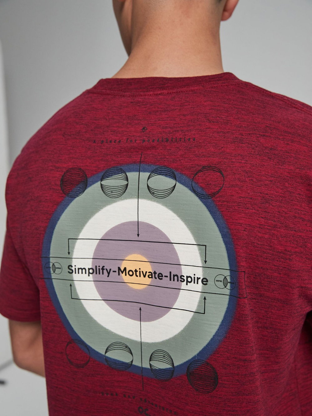 Футболка мужская ORIGINAL CREATOR TRACK TARGET T-SHIRT, Красный