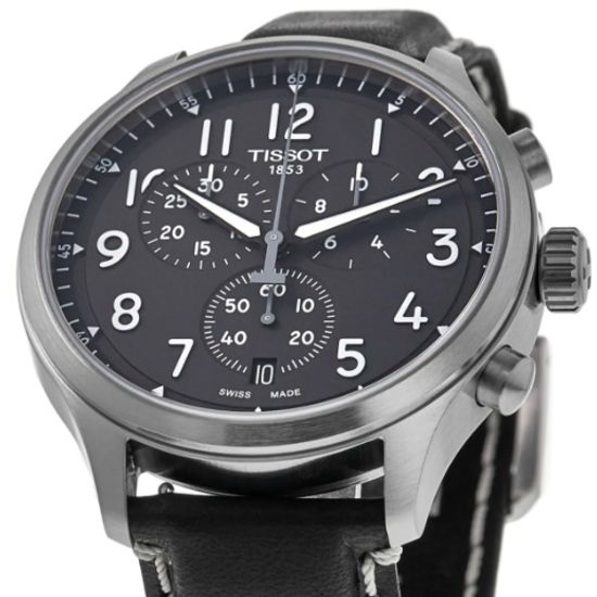 Мужские швейцарские часы Tissot T116.617.16.062.00 крупный план