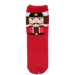 Носки новогодние «SKAZKA», кокарда, цвет как на фото, р-р36-42 (крючок, пакет, стикер)