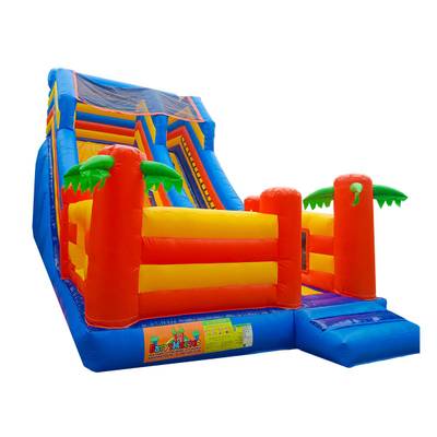 Надувной батут-горка "Супер-волна ST"